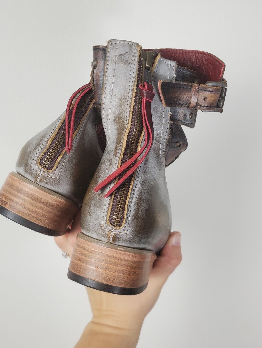 Freebird by Steven Maribel Ankle Strap Shoes Leather Women's Size 9 - Picture 8 of 14